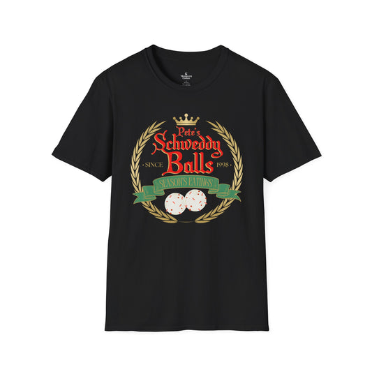 Schweddy Balls Holiday T-Shirt — Funny Novelty Christmas Tee