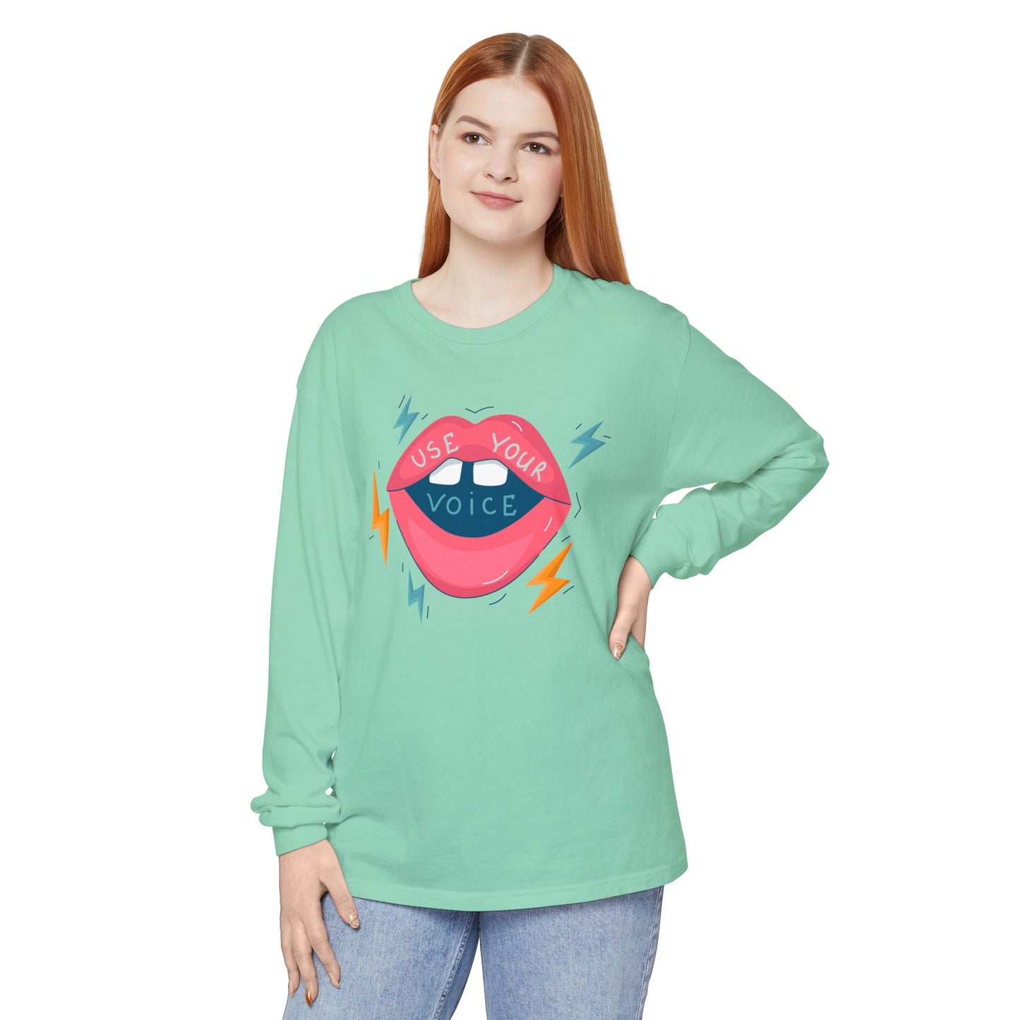 Unisex Long Sleeve Tee - “Use Your Voice…”
