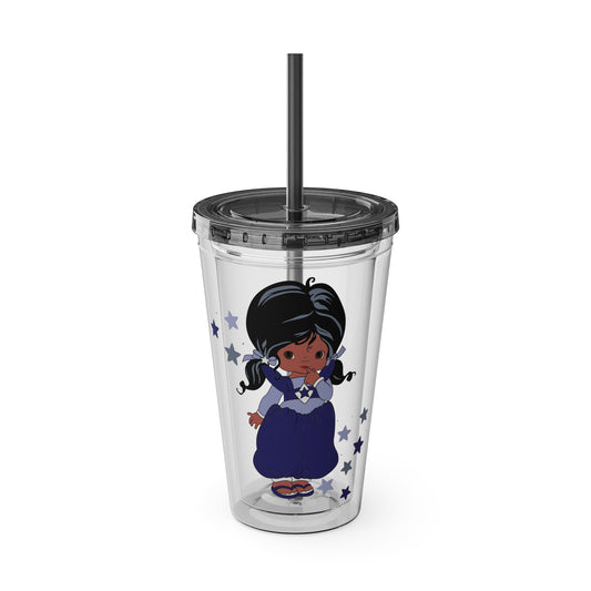 Rainbow Brite 16oz Acrylic Tumbler featuring Indigo