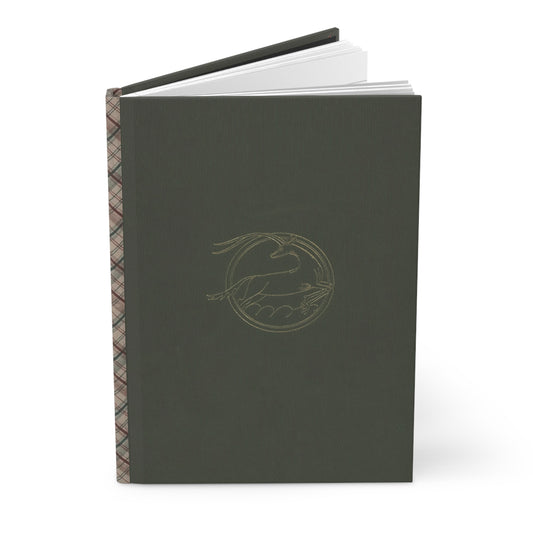 Gold Stag Tartan Hardcover Journal