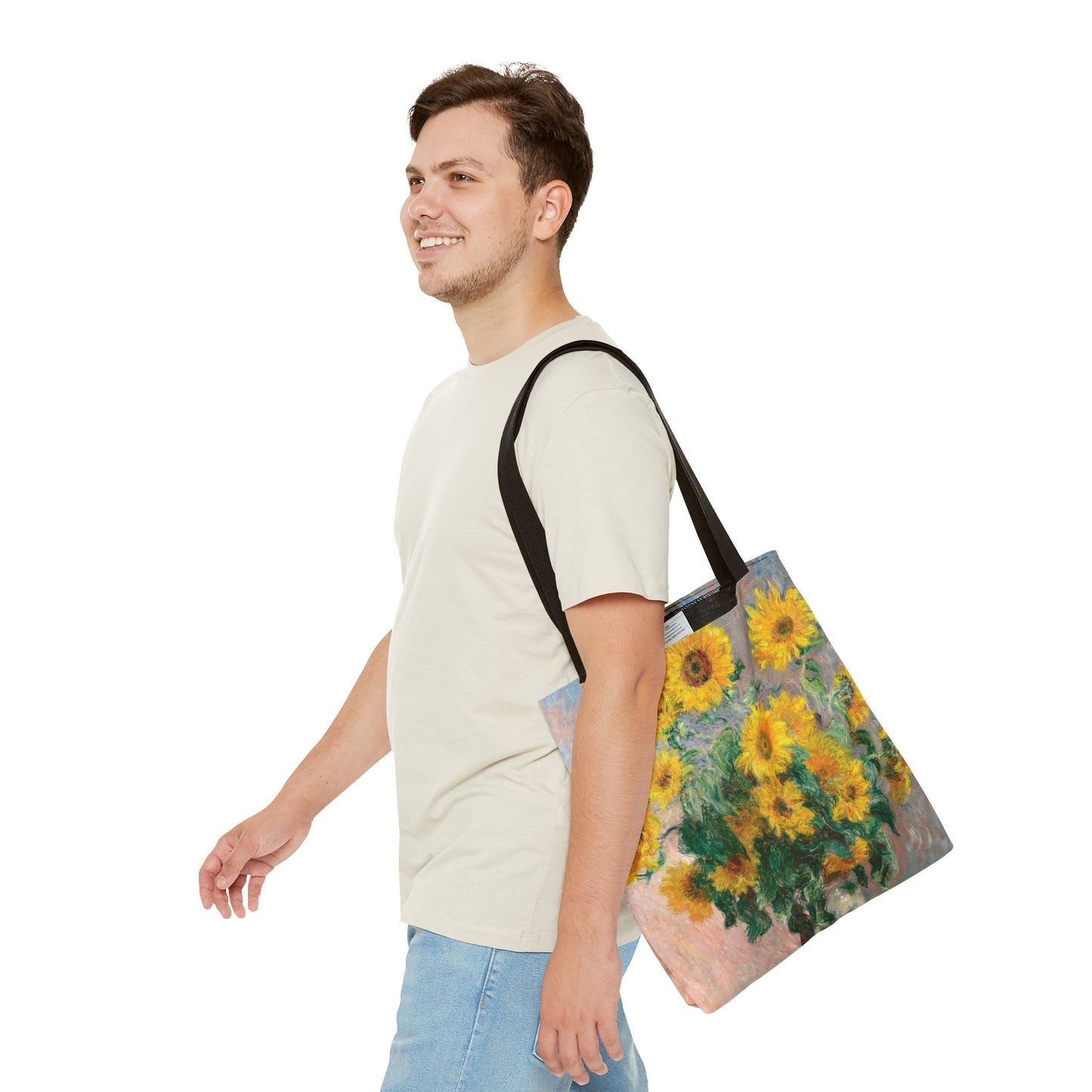 Monet’s Sunflowers Tote Bag