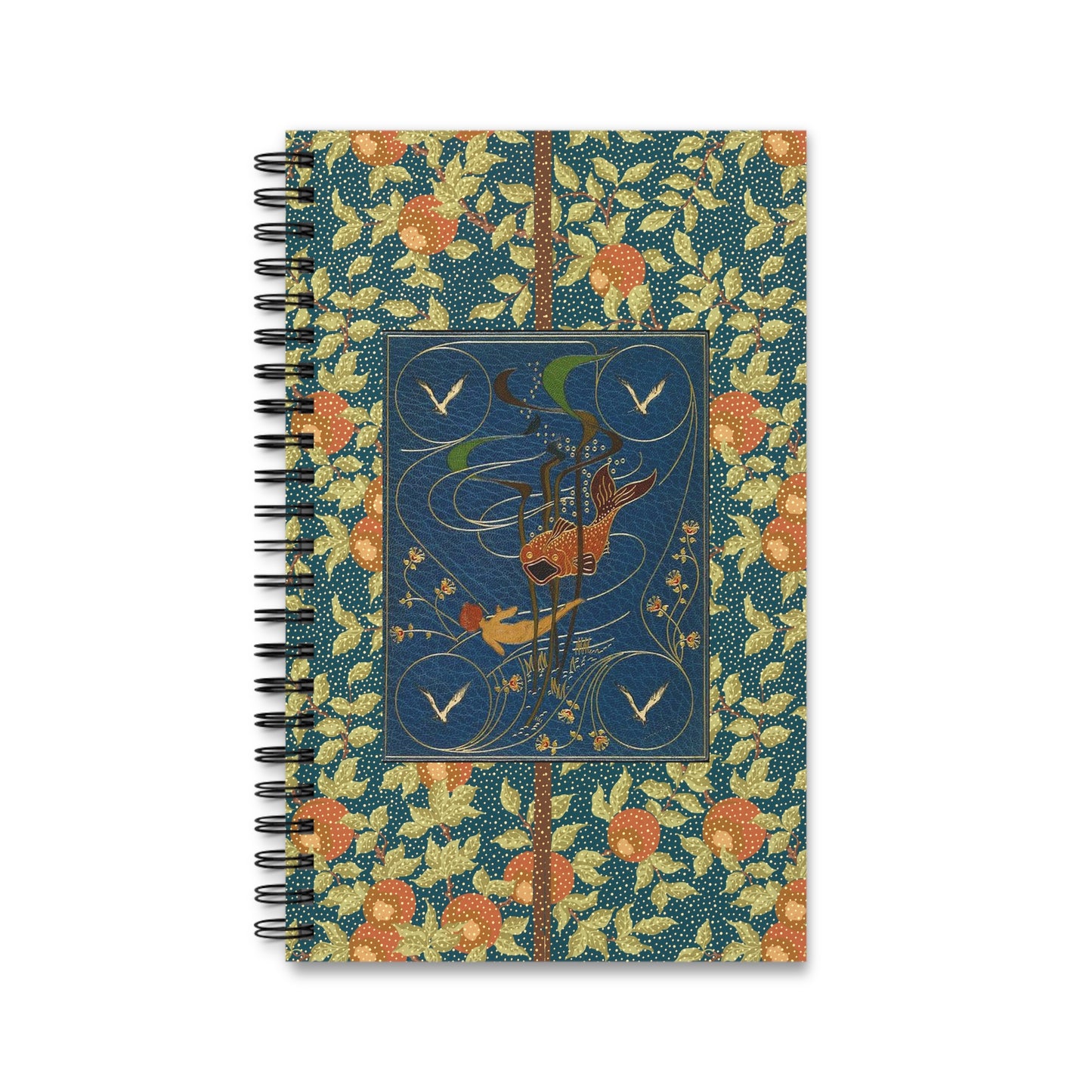 Asian Inspired Spiral Notebook | Blank, Dot Grid, Lined, Task