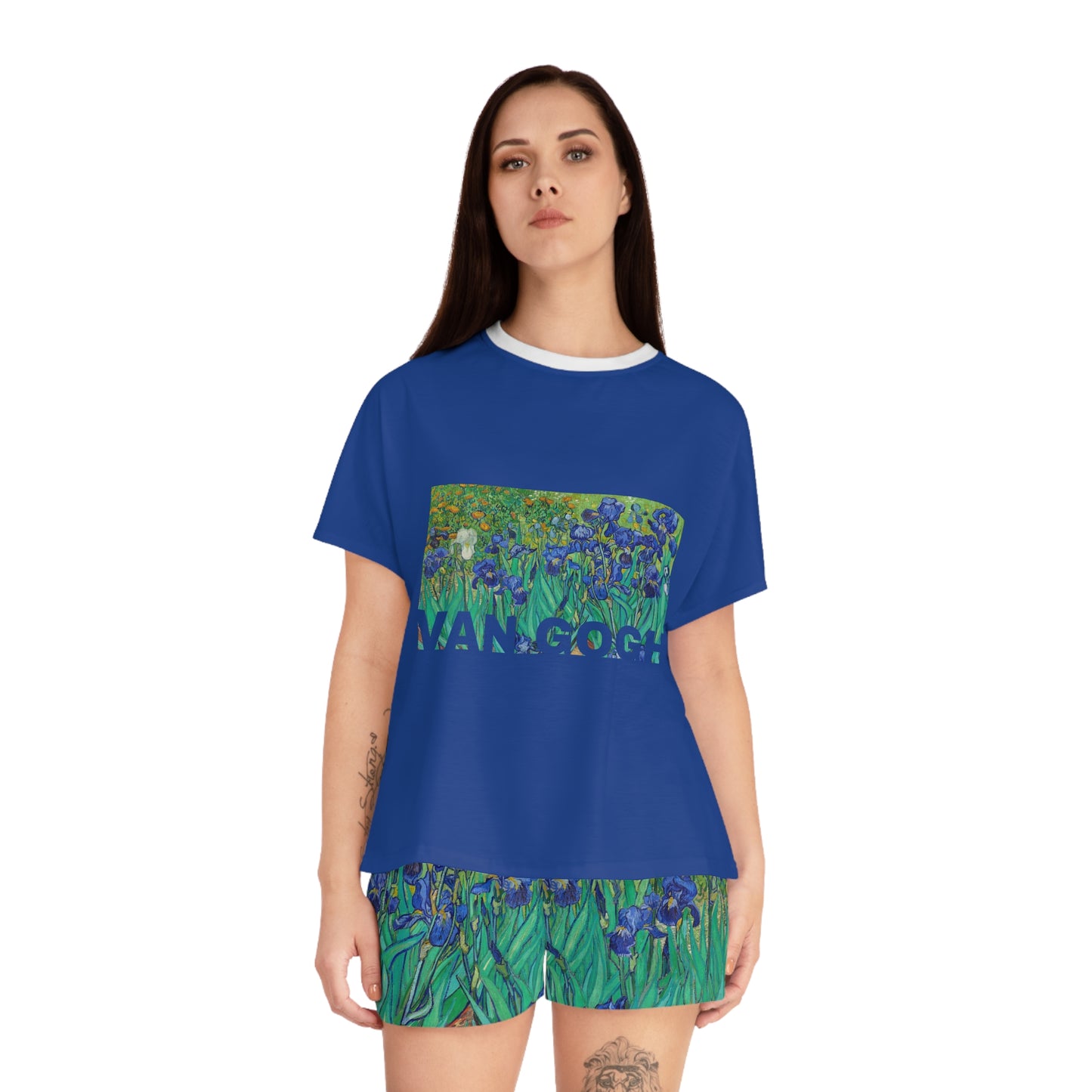 Pajama Short Set - Van Gogh’s Irises