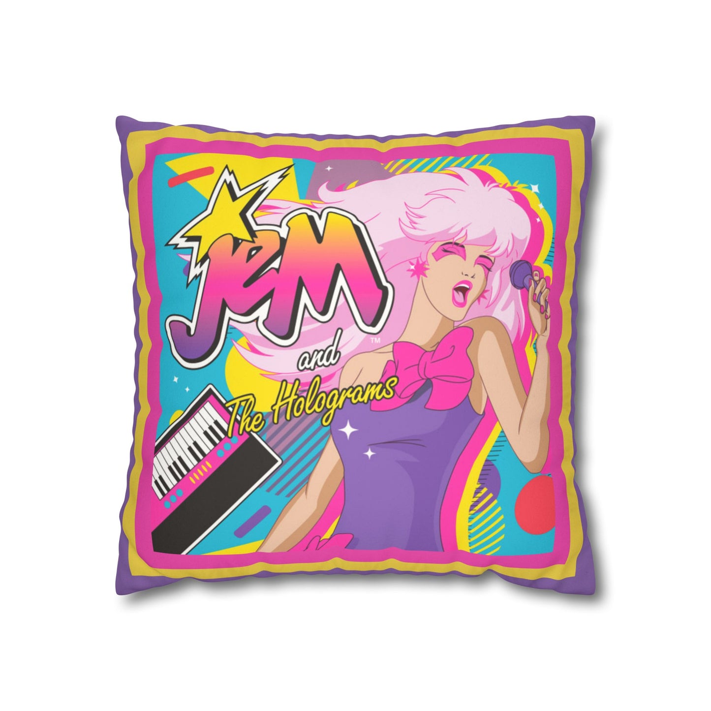 Jem and the Holograms Cushion Cover