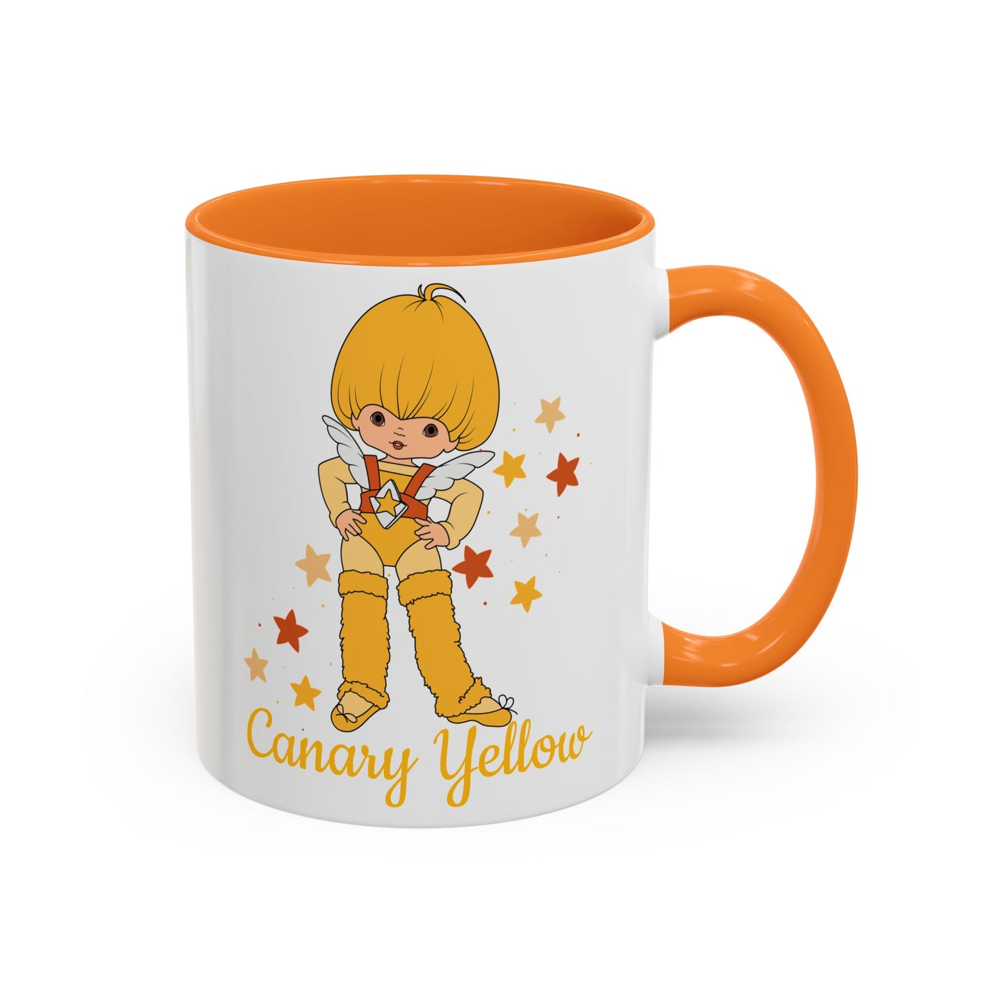 Rainbow Brite Color Kids Ceramic Mug - Canary Yellow, 11oz