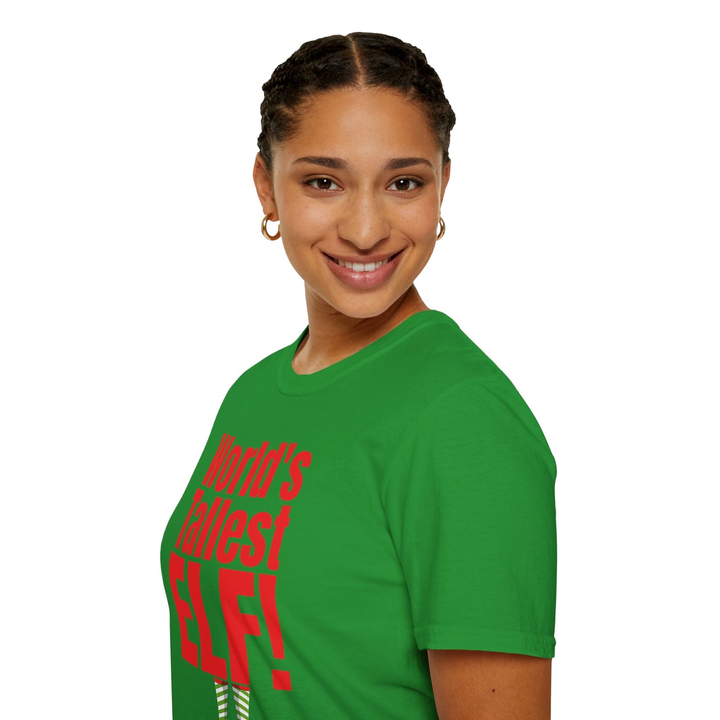 ‘World's Tallest Elf’ Funny Christmas Holiday Tee