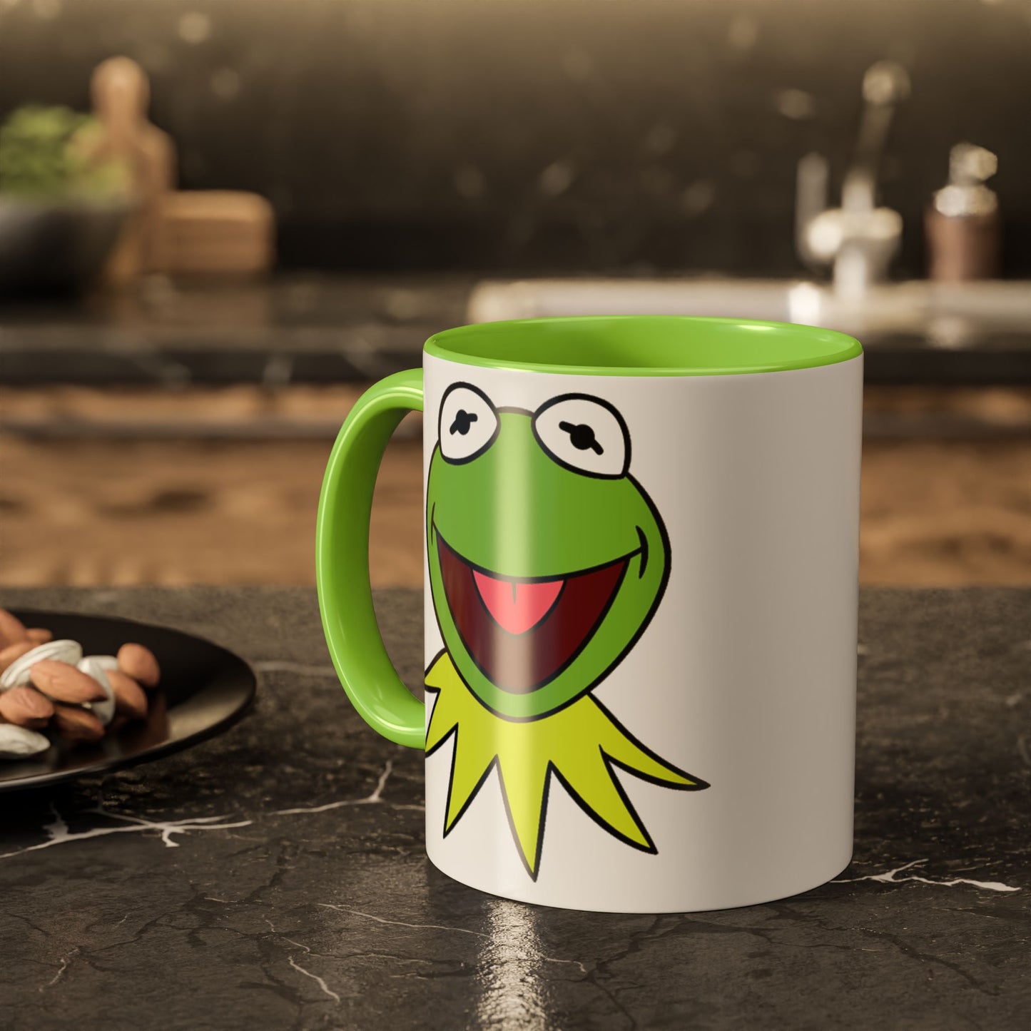 The Muppets Color Accent Coffee Mug (11oz/15oz) - Kermit