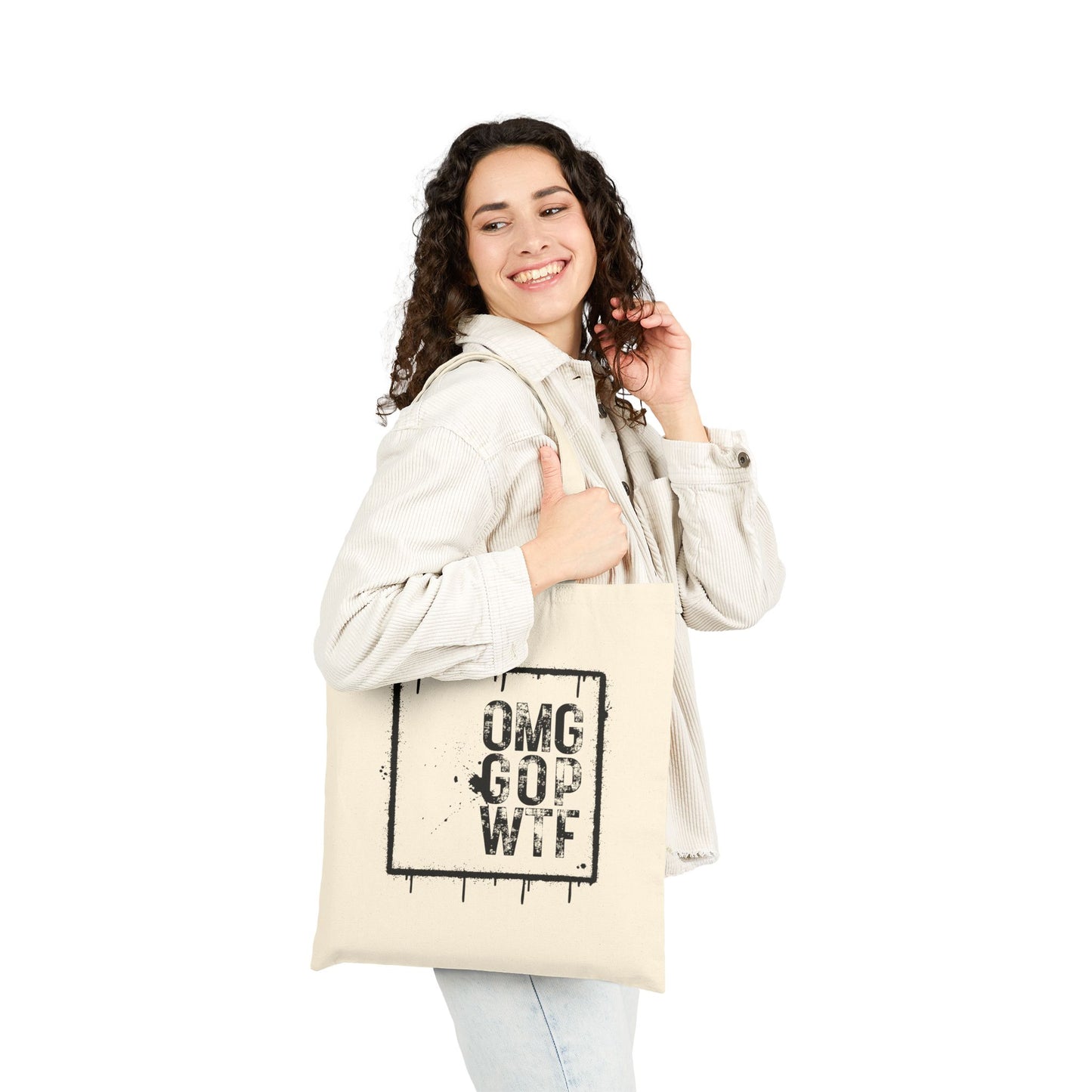 Canvas Tote - OMG WTF GOP