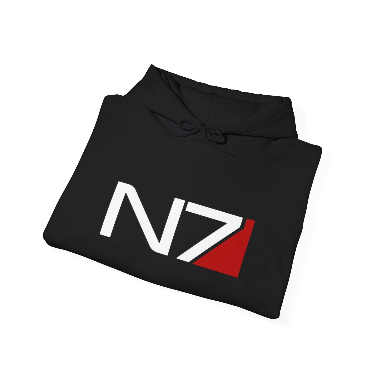 Mass Effect N7 Black Unisex Hoodie | up to Plus Size 5X