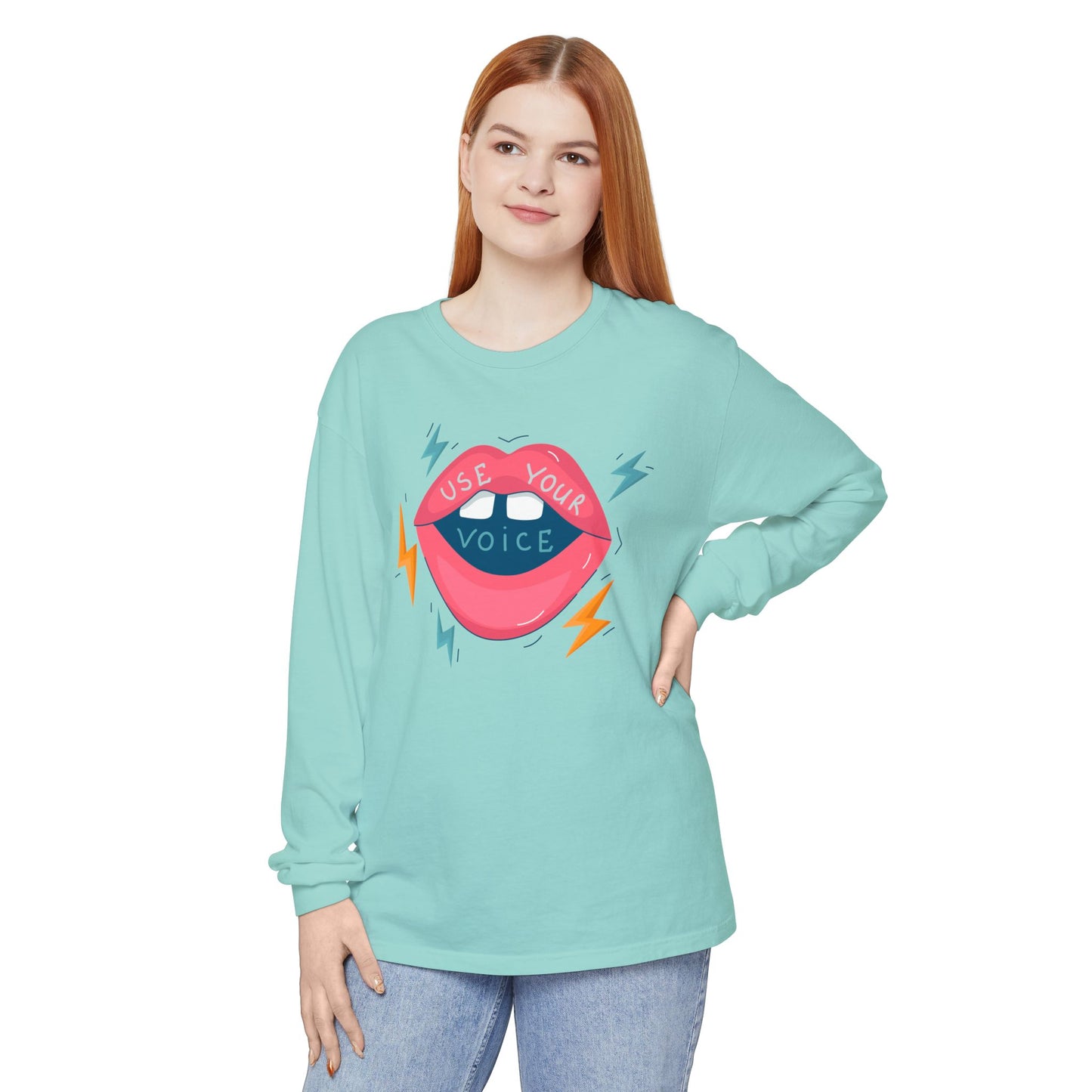 Unisex Long Sleeve Tee - “Use Your Voice…”