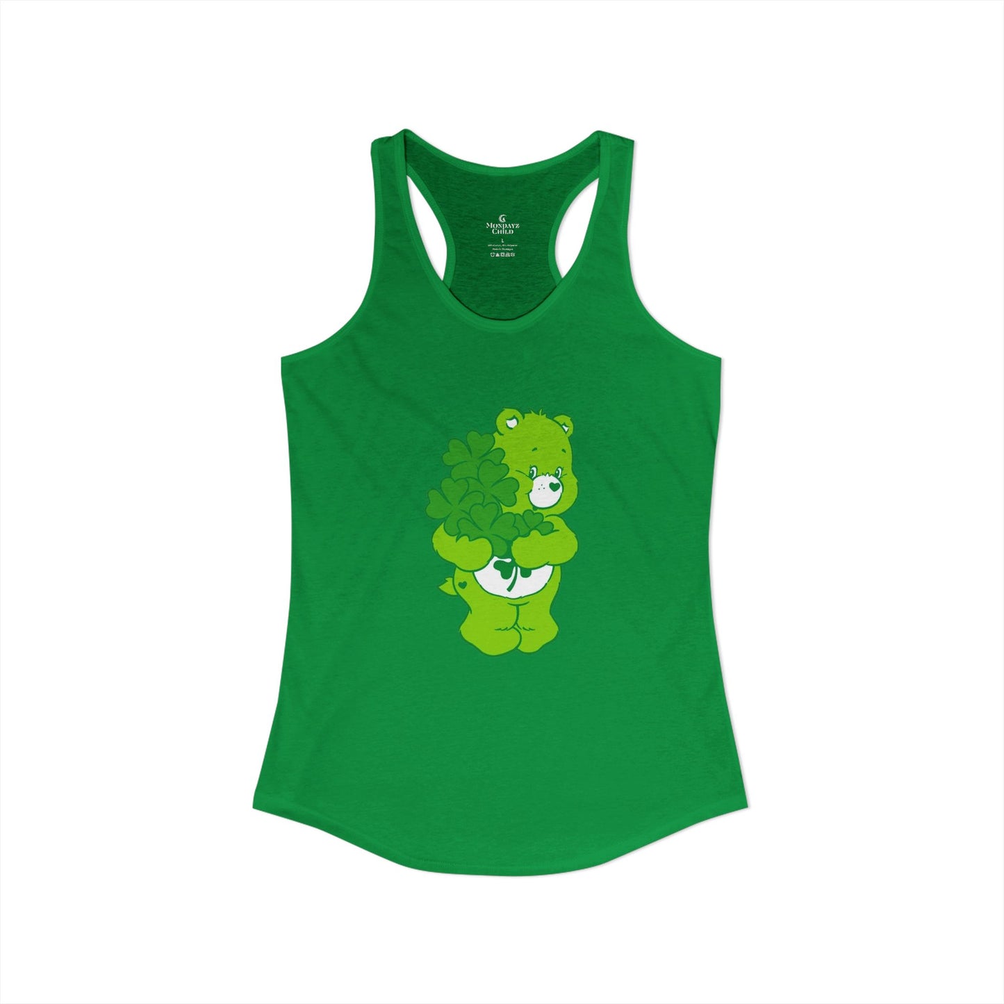 Care Bears Good Luck Bear Women's Racerback Tank