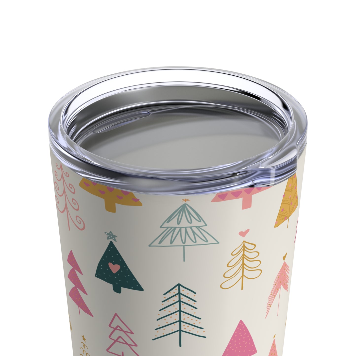 Holiday Tumbler, 20oz - Whimsy Christmas Trees