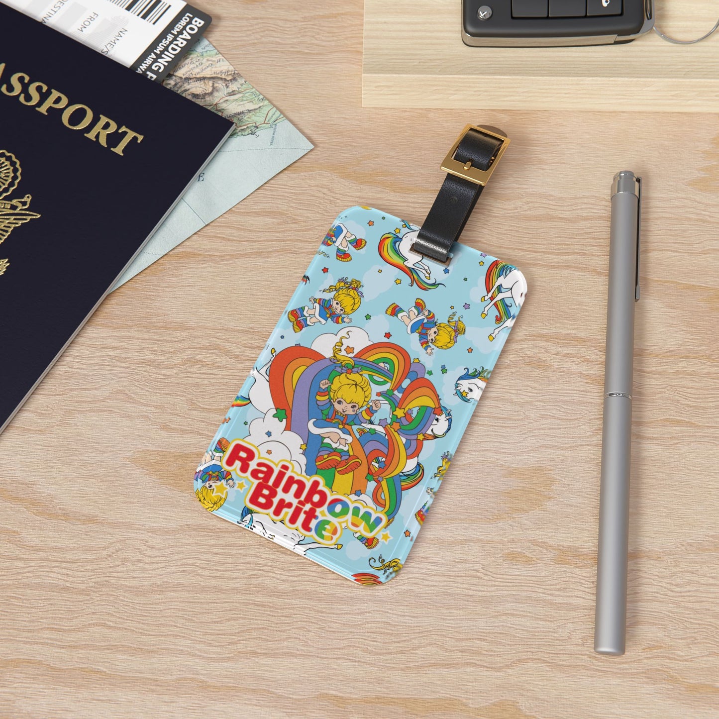 Rainbow Brite Logo Luggage Tag