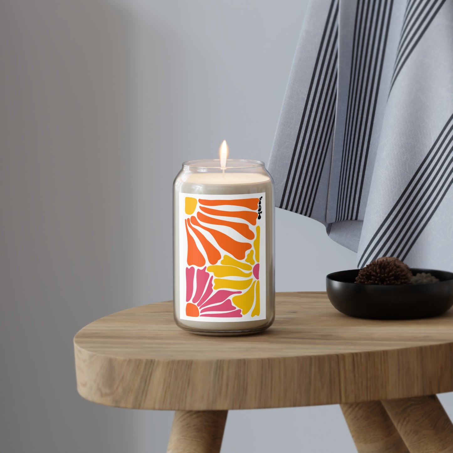 Scented Candle - “FDT” Vibrant Floral