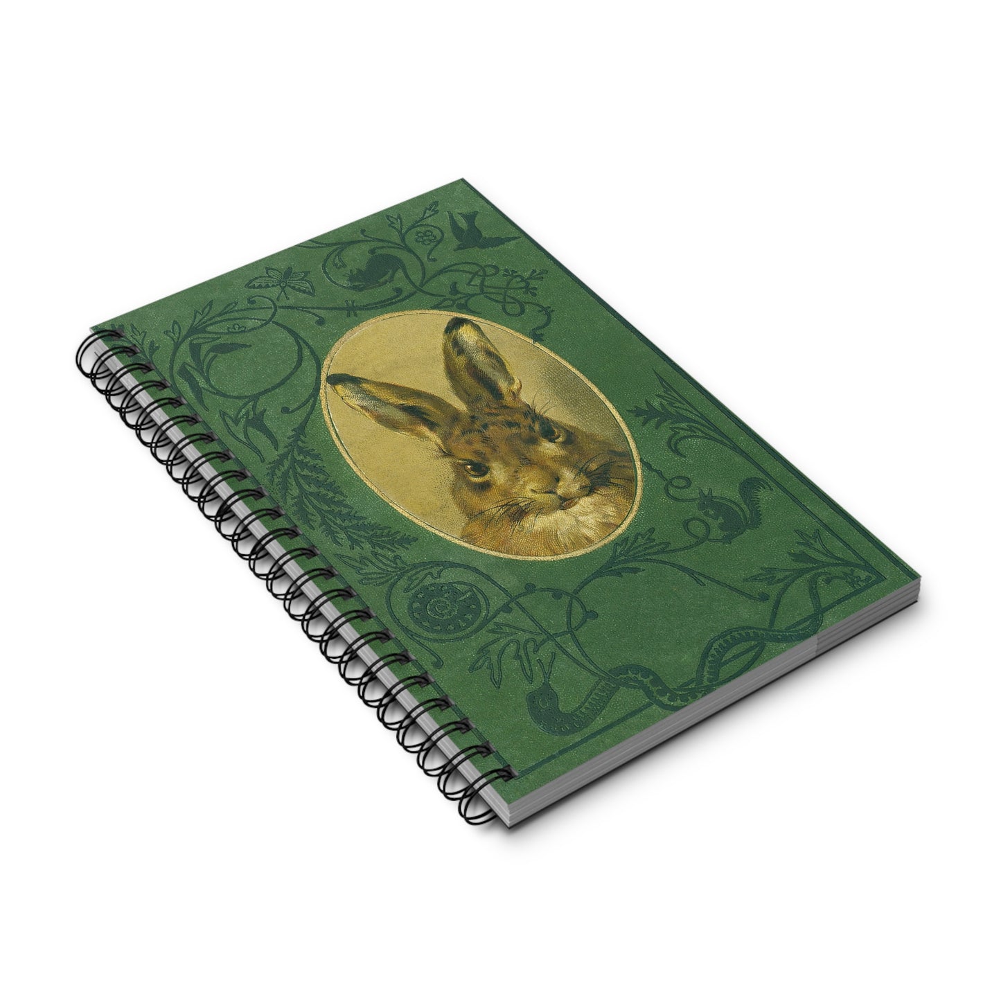 Woodland Hare Spiral Notebook | Blank, Dot Grid, Lined, Task