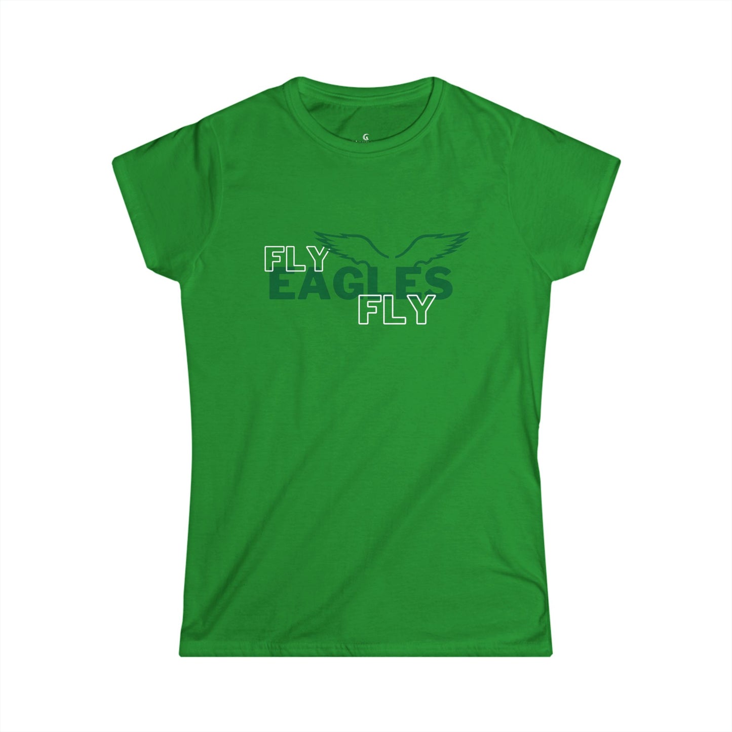Eagles ‘Fly Eagles Fly’ Women’s Fitted Tee
