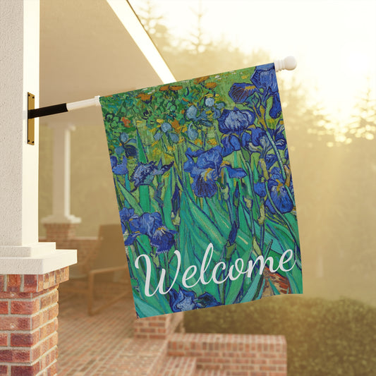 Van Gogh’s “Irises” Welcome Banner