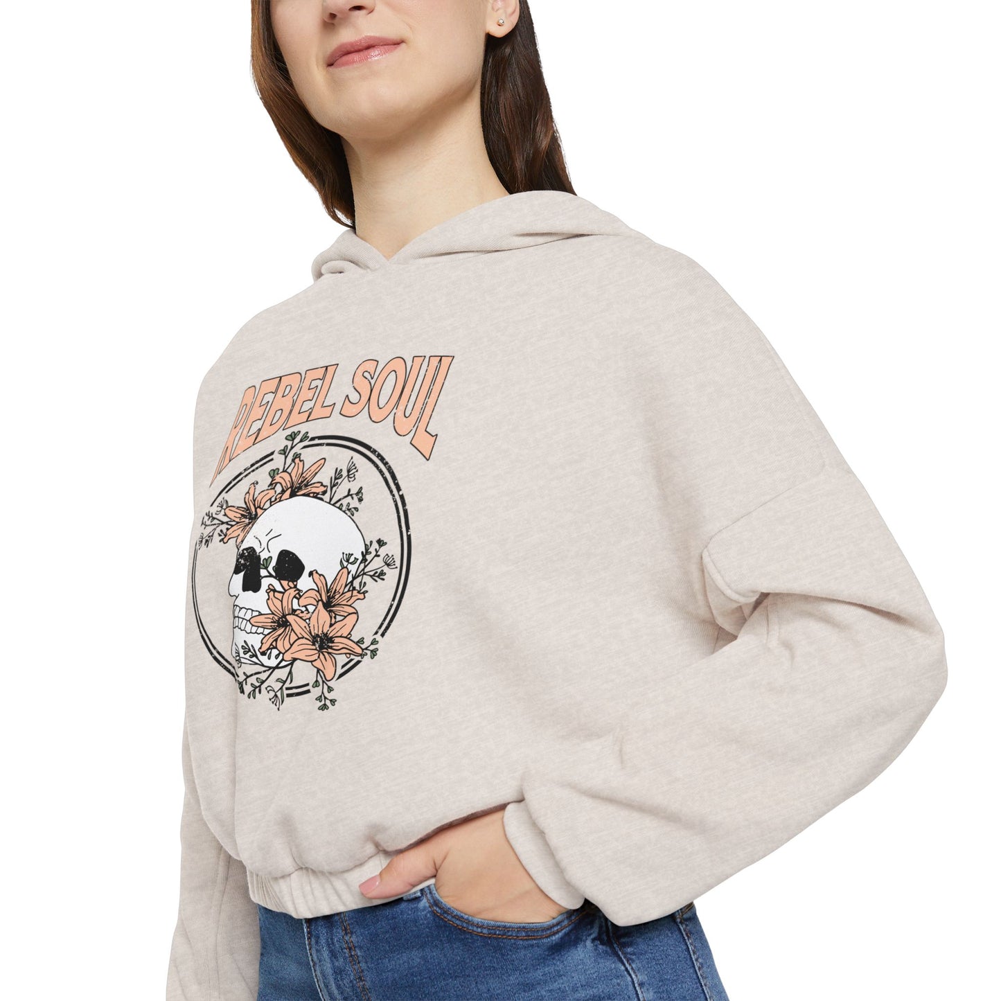 Rebel Soul Cropped Hoodie