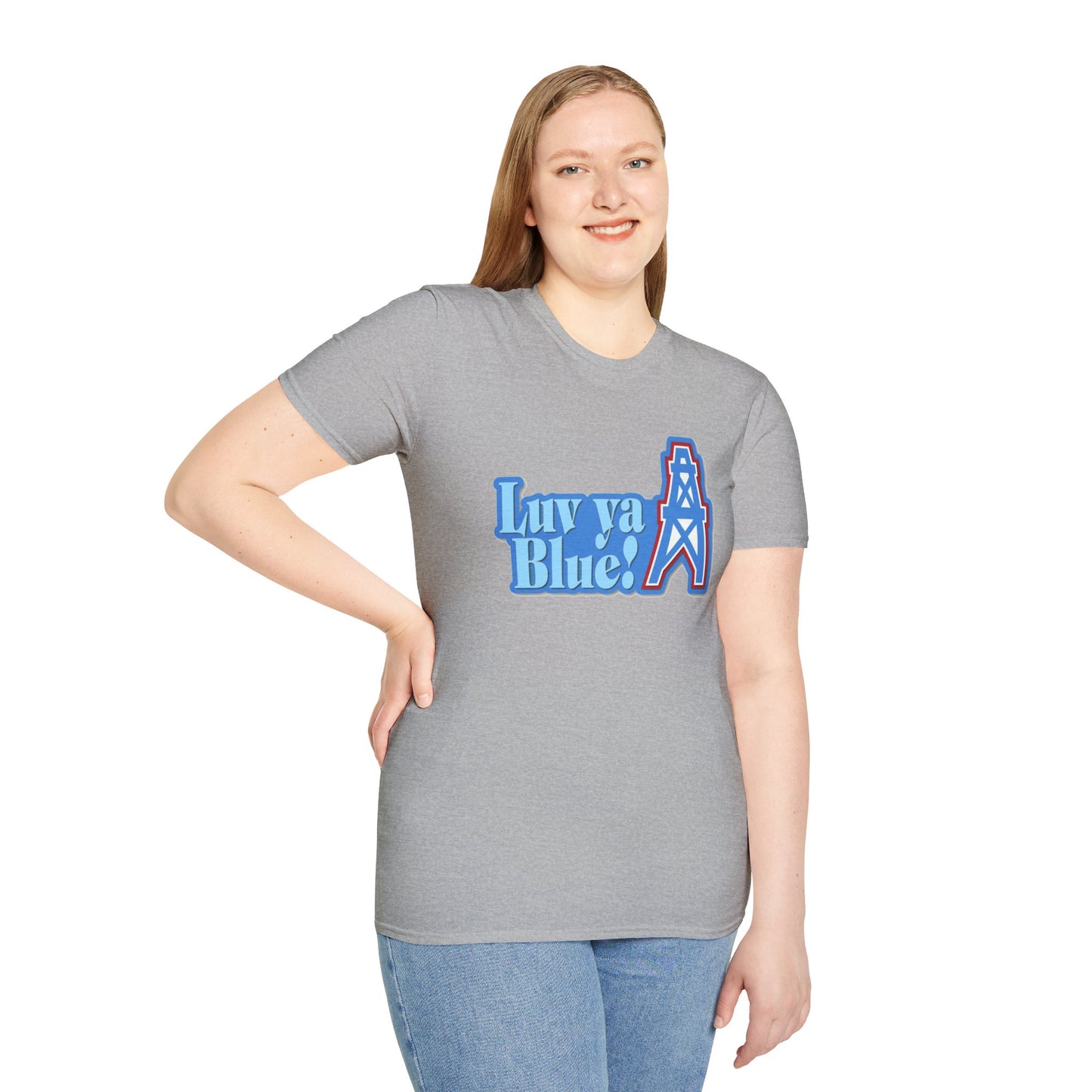 Houston Oilers “Luv Ya Blue” Unisex T-Shirt | Up to 5X