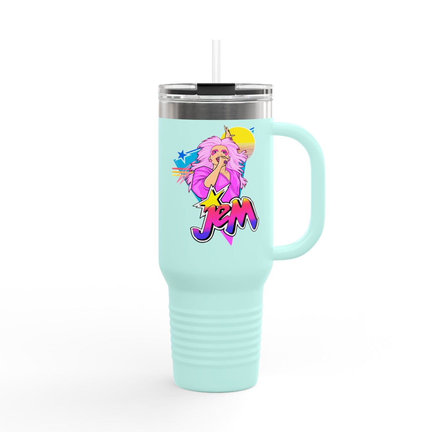 Jem and the Holograms Insulated Travel Mug, 40oz