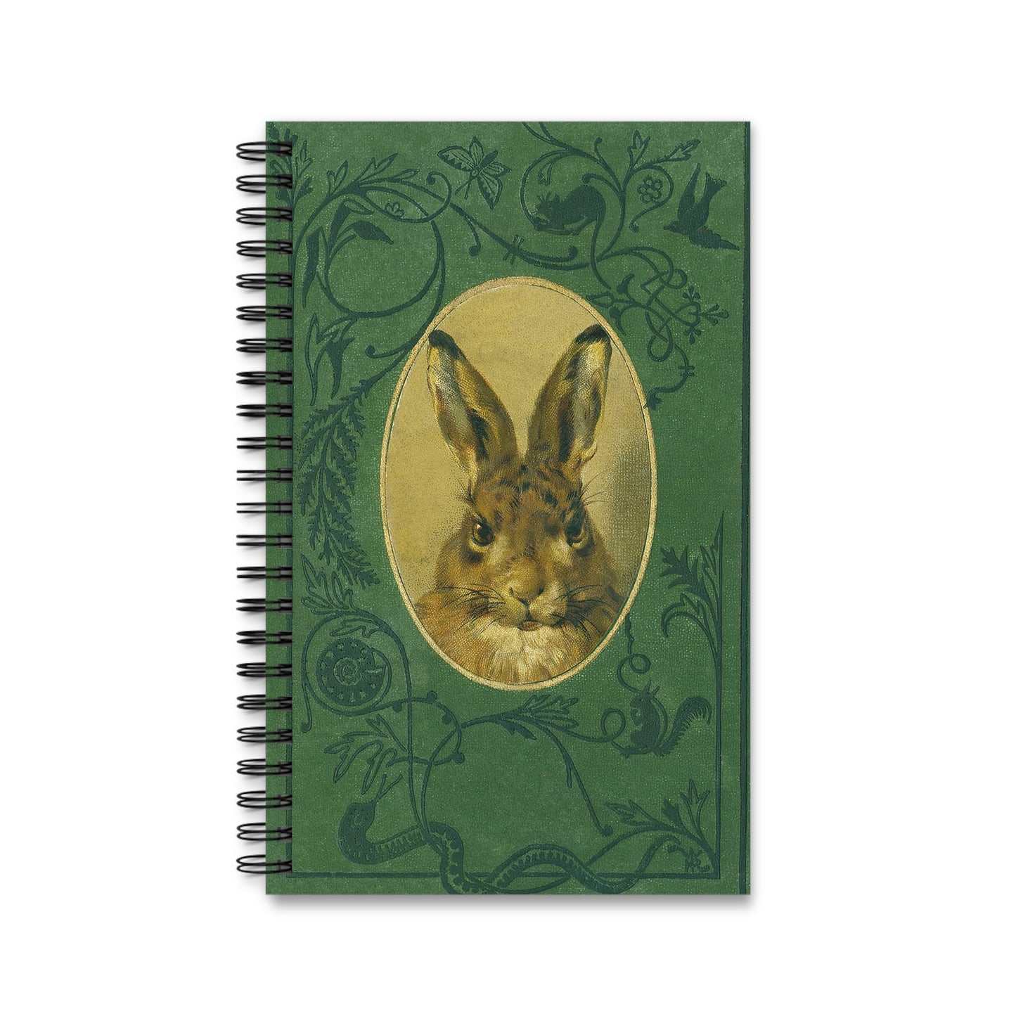 Woodland Hare Spiral Notebook | Blank, Dot Grid, Lined, Task