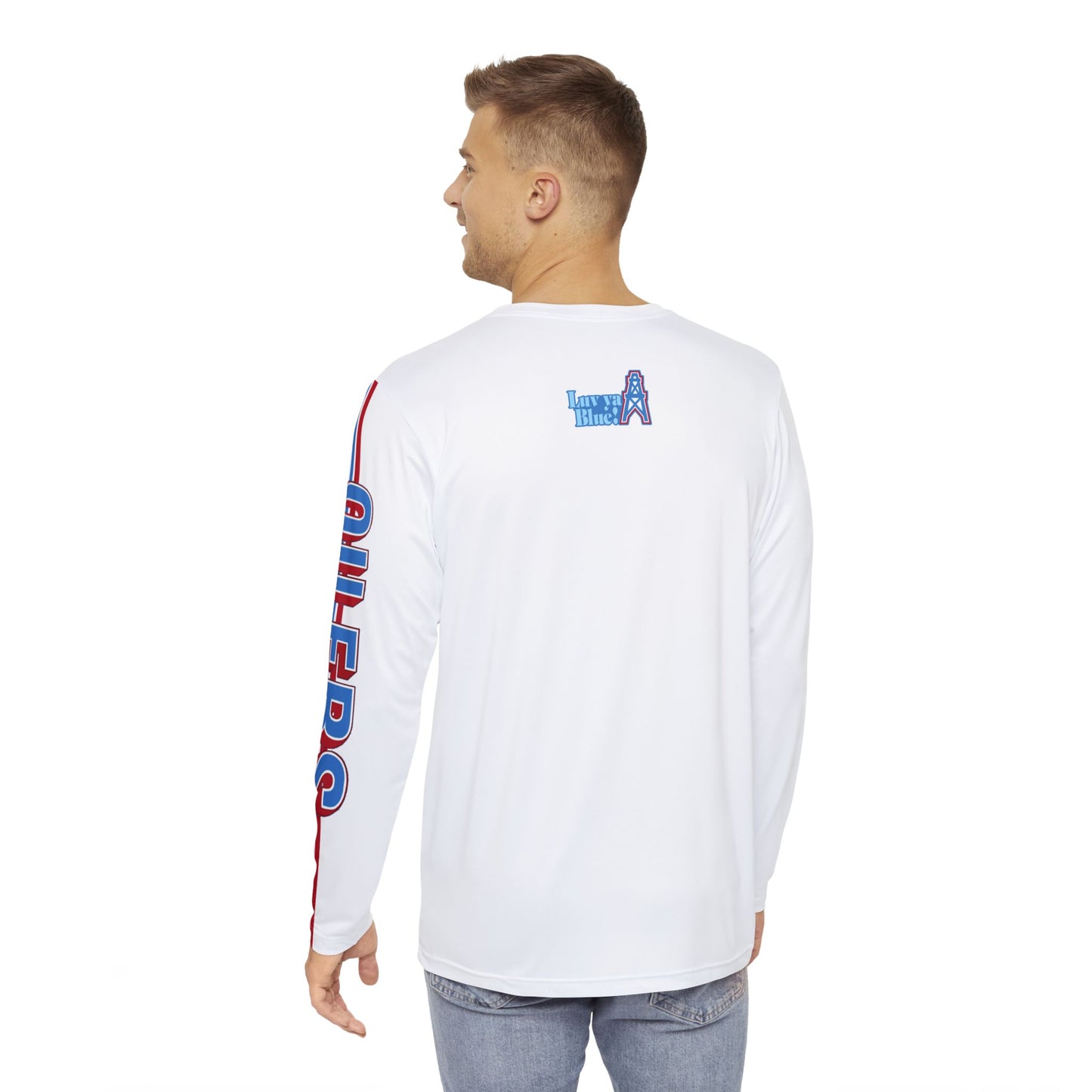 Houston Oilers Mens Long Sleeve Tee