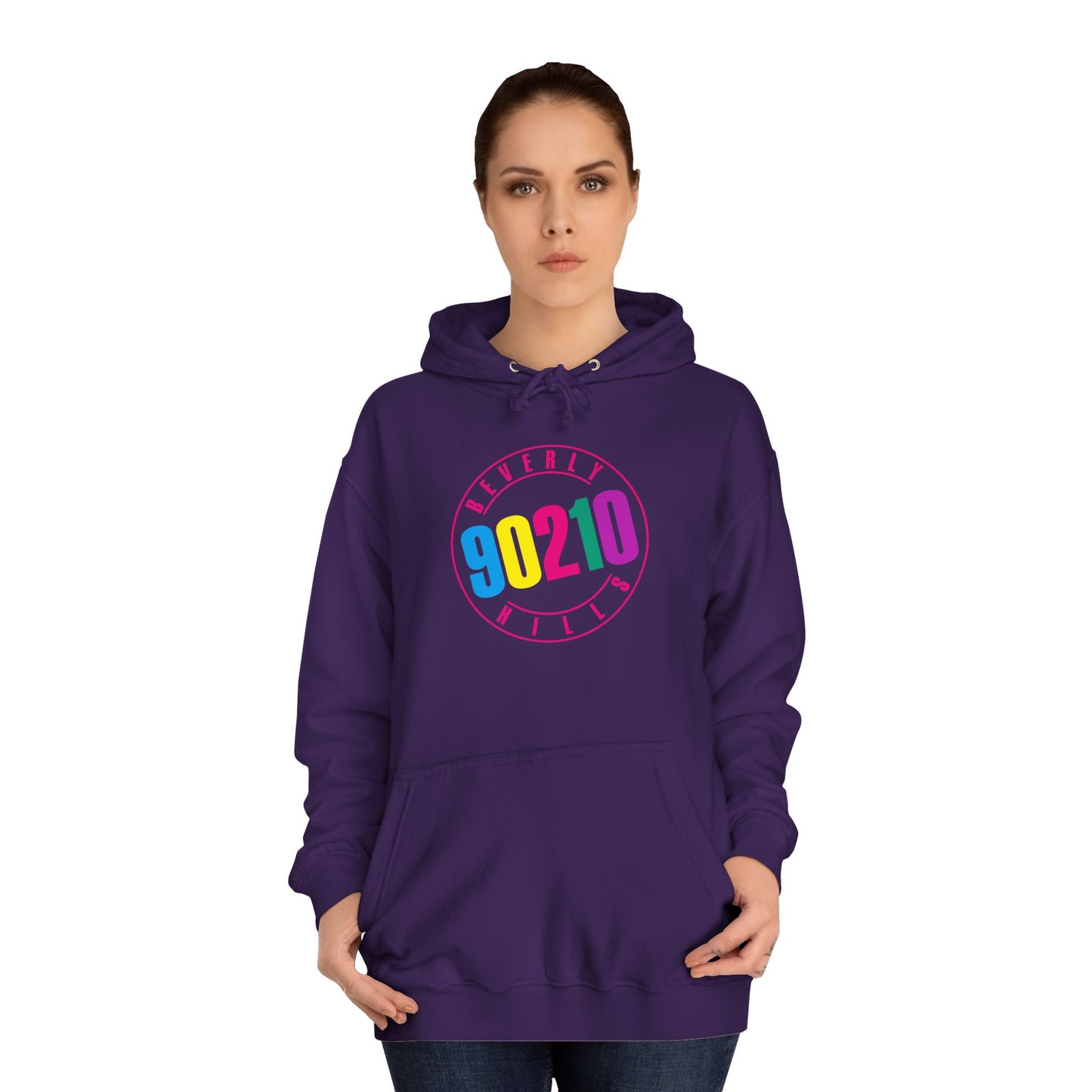 90210 Retro College Hoodie