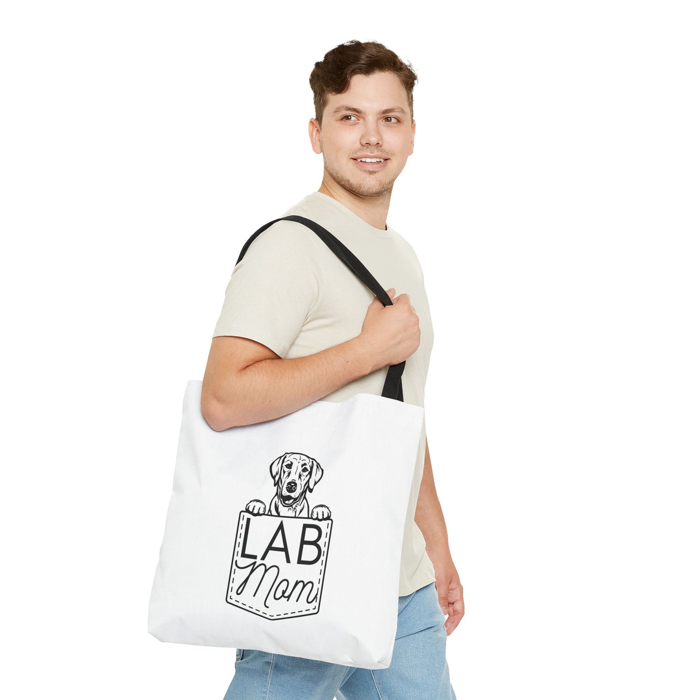 Lab Mom Tote Bag