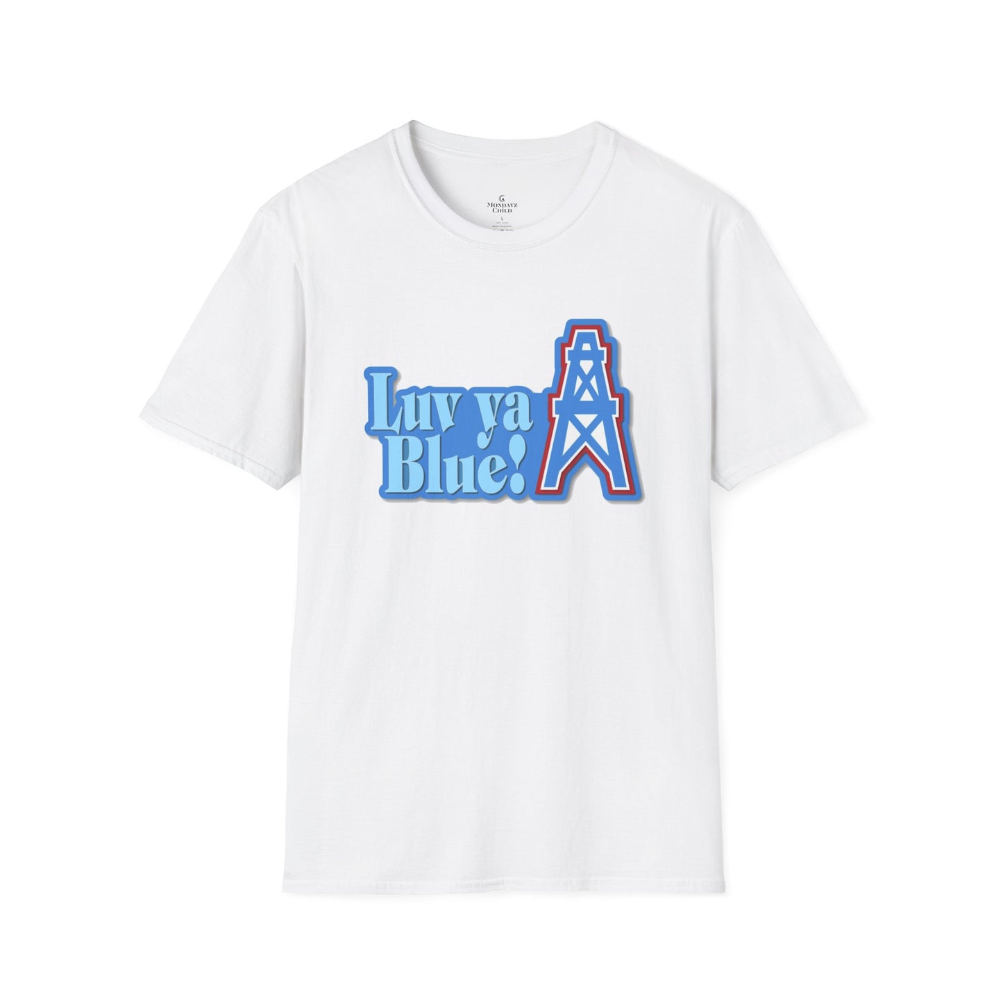 Houston Oilers ‘Luv Ya Blue’ Unisex Tee