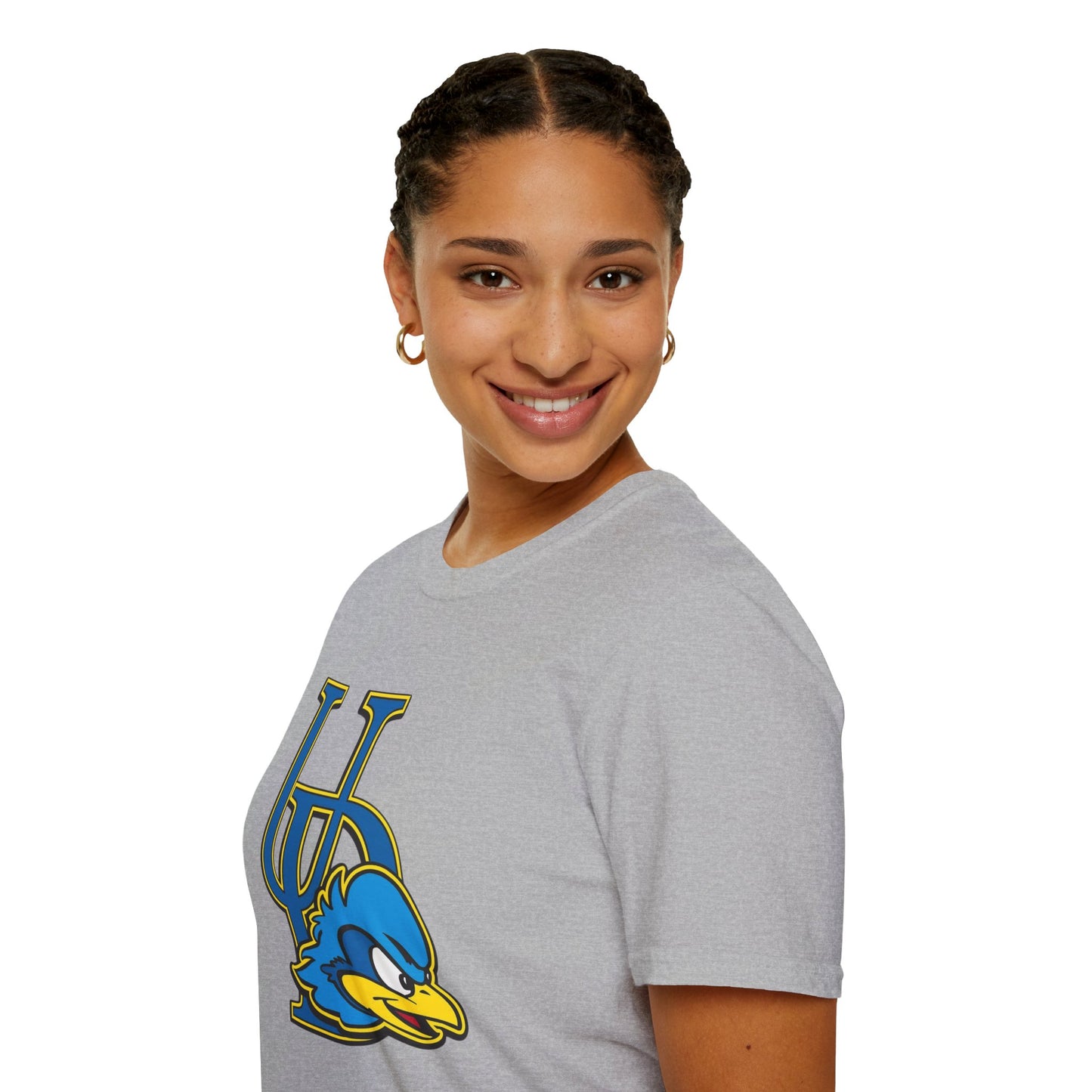 Delaware Unisex Softstyle T-Shirt with UD Logo