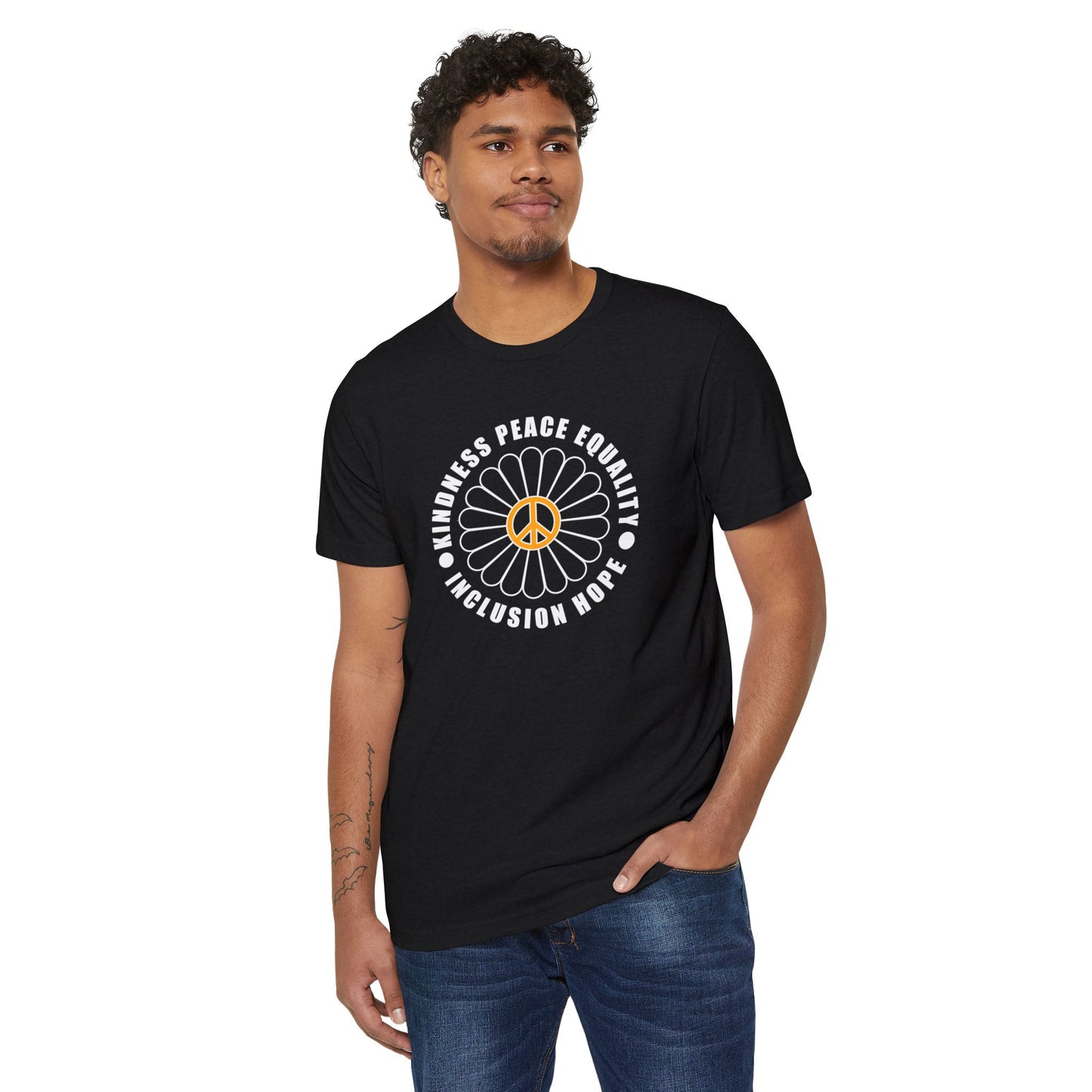 Eco-Friendly Unisex Tee - Kindness & Peace