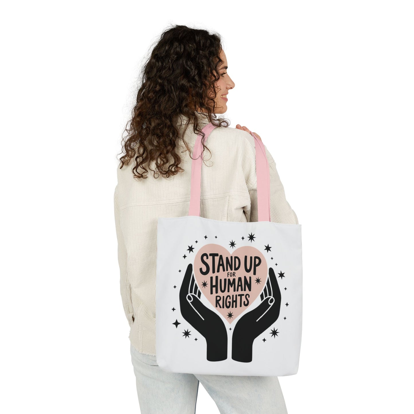 Human Rights Eco-Friendly Canvas Tote, 3 sizes