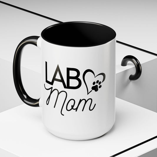 LAB MOM Accent Coffee Mug, 15 oz