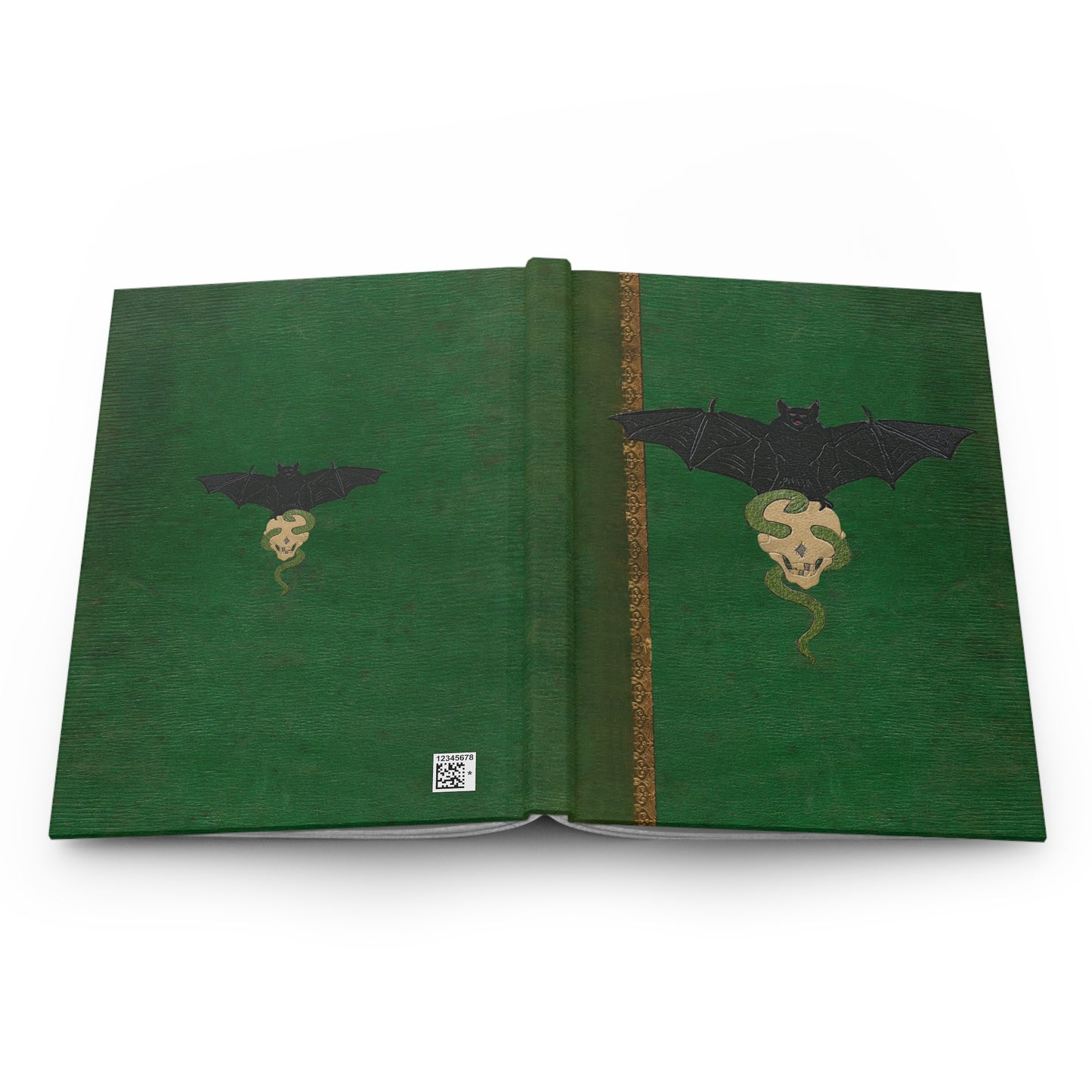 Bat & Skull Hardcover Journal