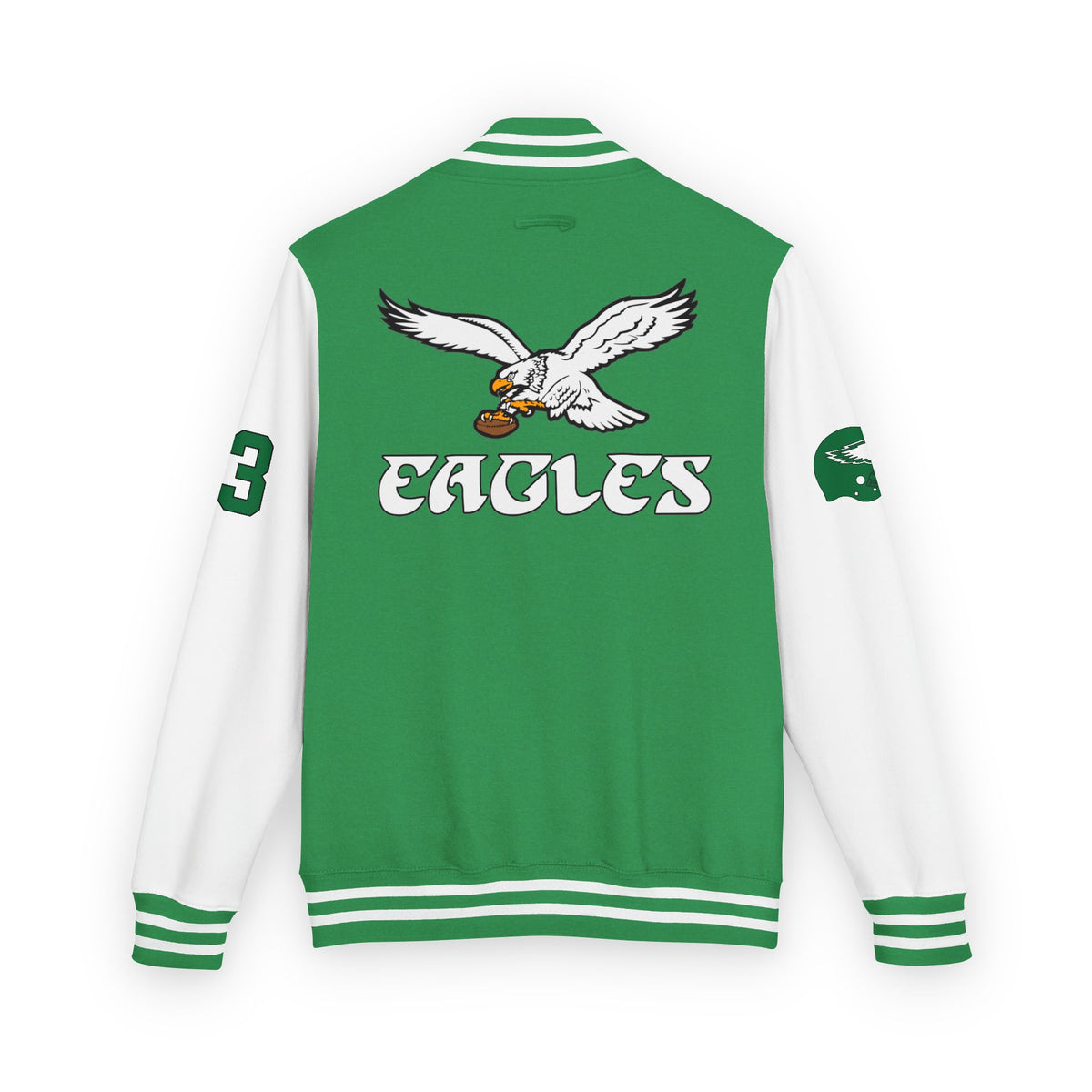 Eagles Green Varsity Letterman Jacket