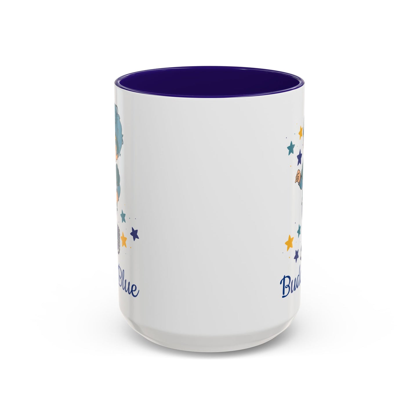 Rainbow Brite Color Kids Ceramic Mug - Buddy Blue, 11oz/15oz