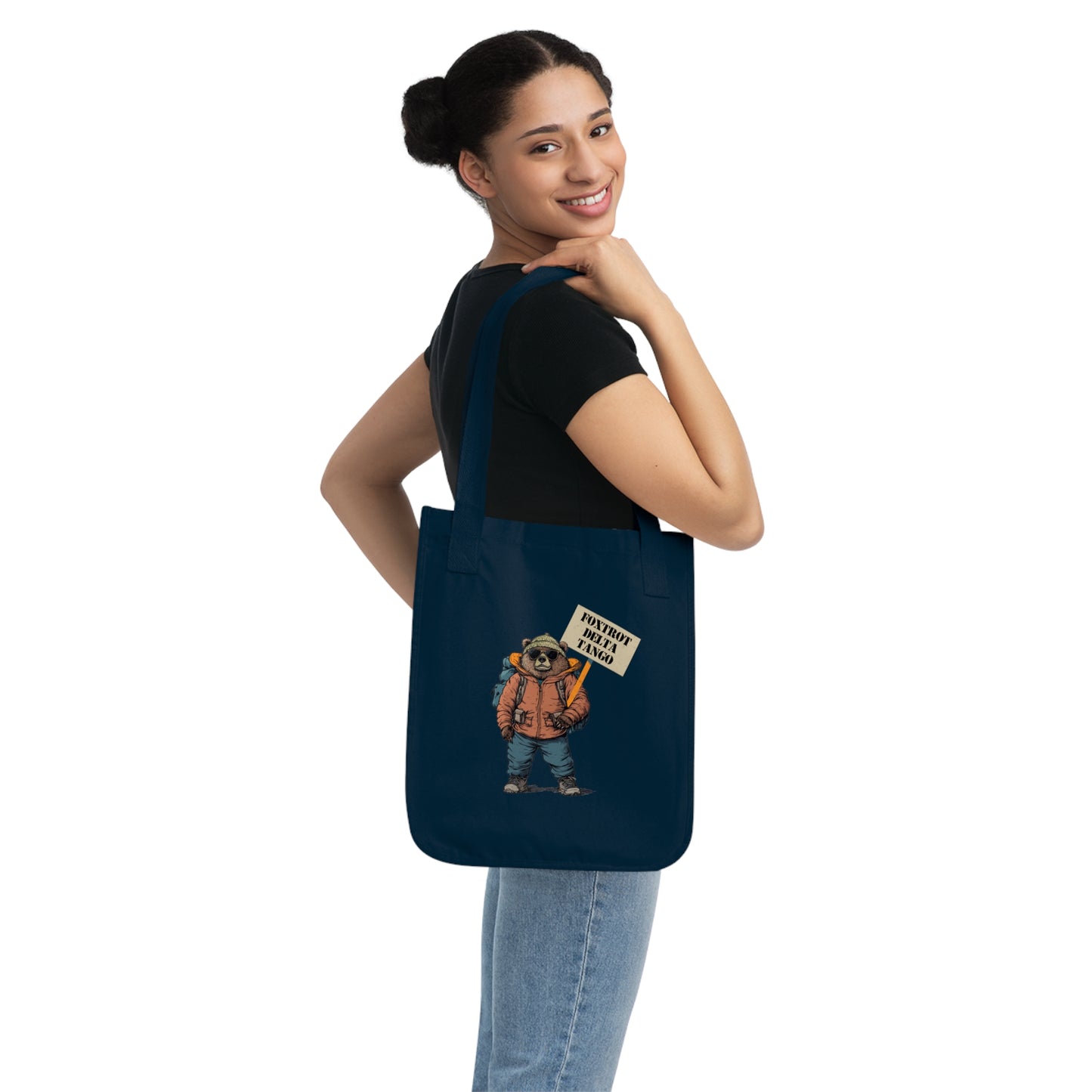 Organic Tote - Park Bear Protest