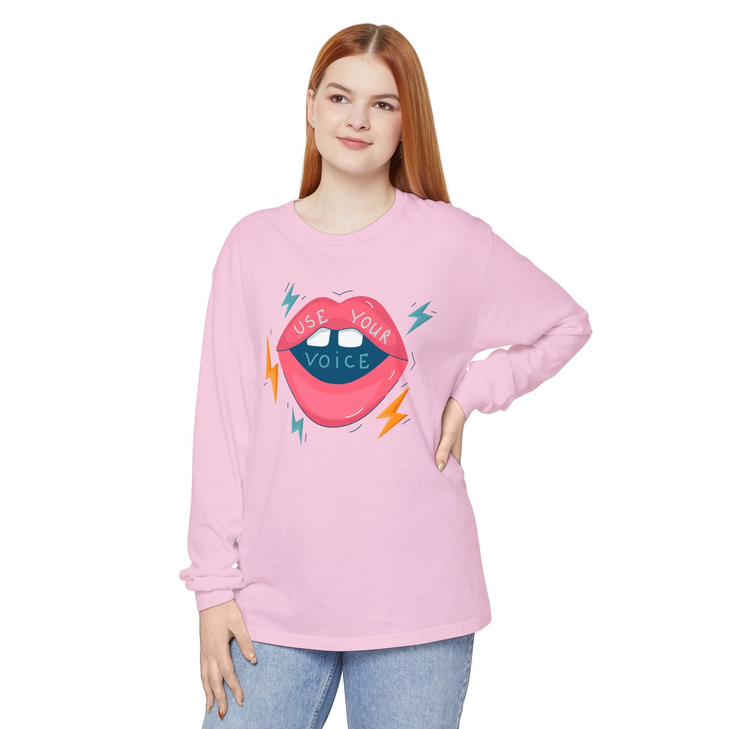 Unisex Long Sleeve Tee - “Use Your Voice…”