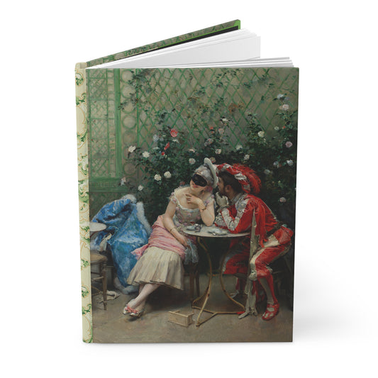 Vintage Masquerade Lined Hardcover Journal