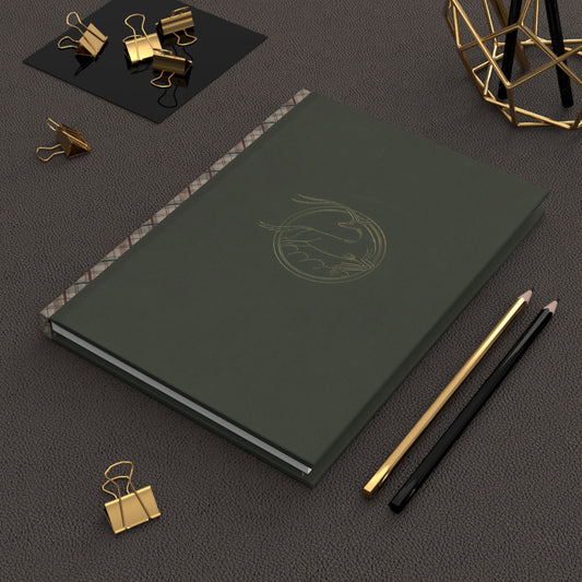 Hardcover Journal - Gold Stag Tartan