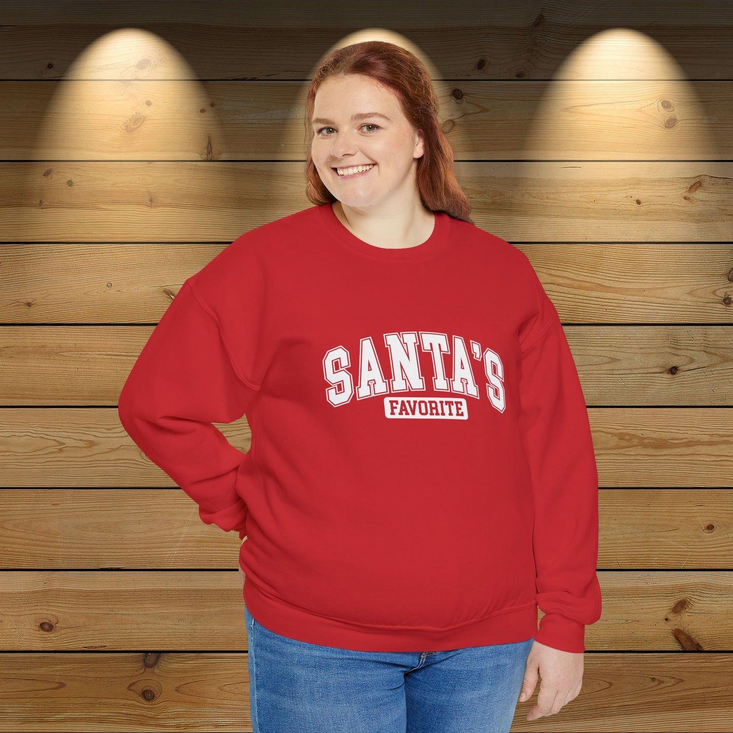 Christmas Unisex Sweatshirt: ‘Santa’s Favorite’