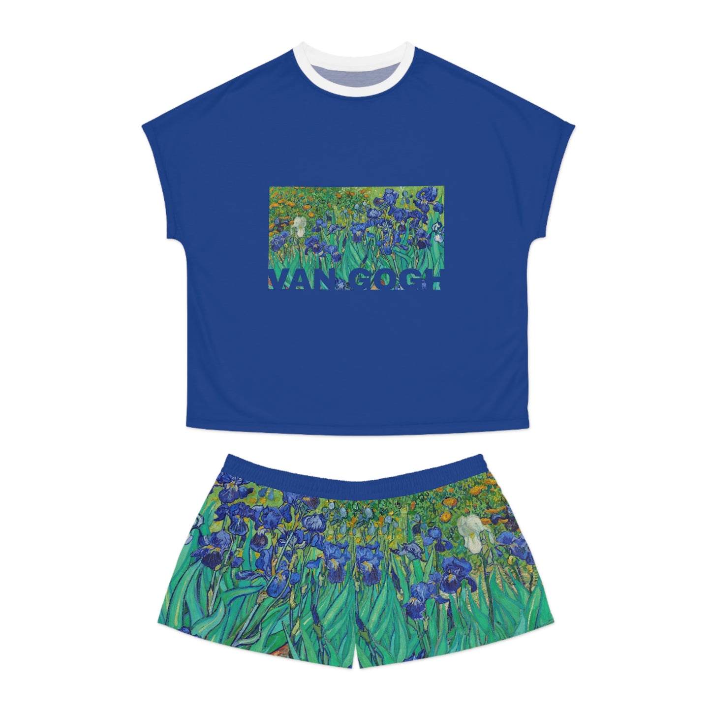 Pajama Short Set - Van Gogh’s Irises