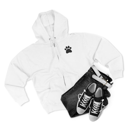 Happiness Is… A Fur-Ever Family Unisex Zip Hoodie