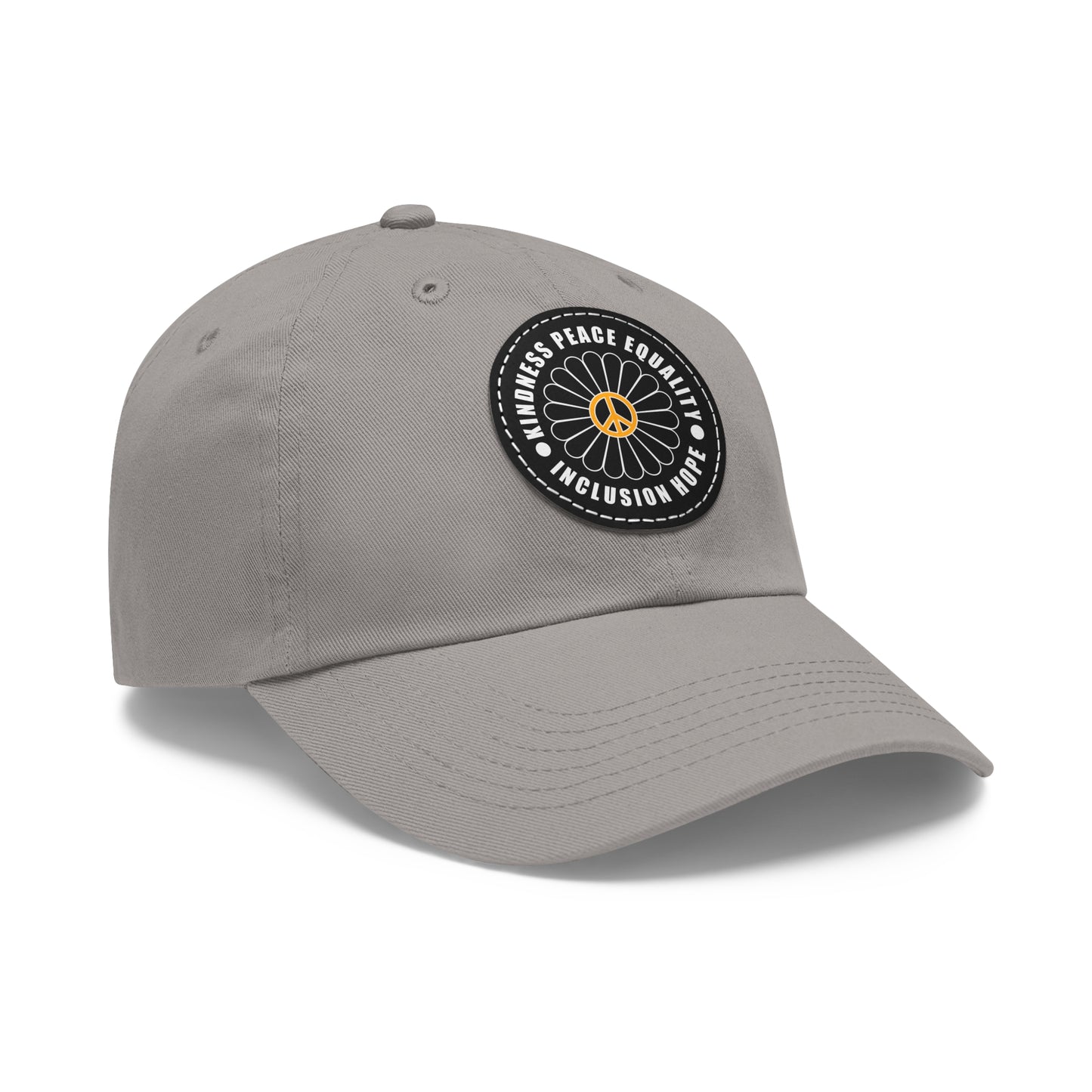 Kindness & Peace Black Patch Hat