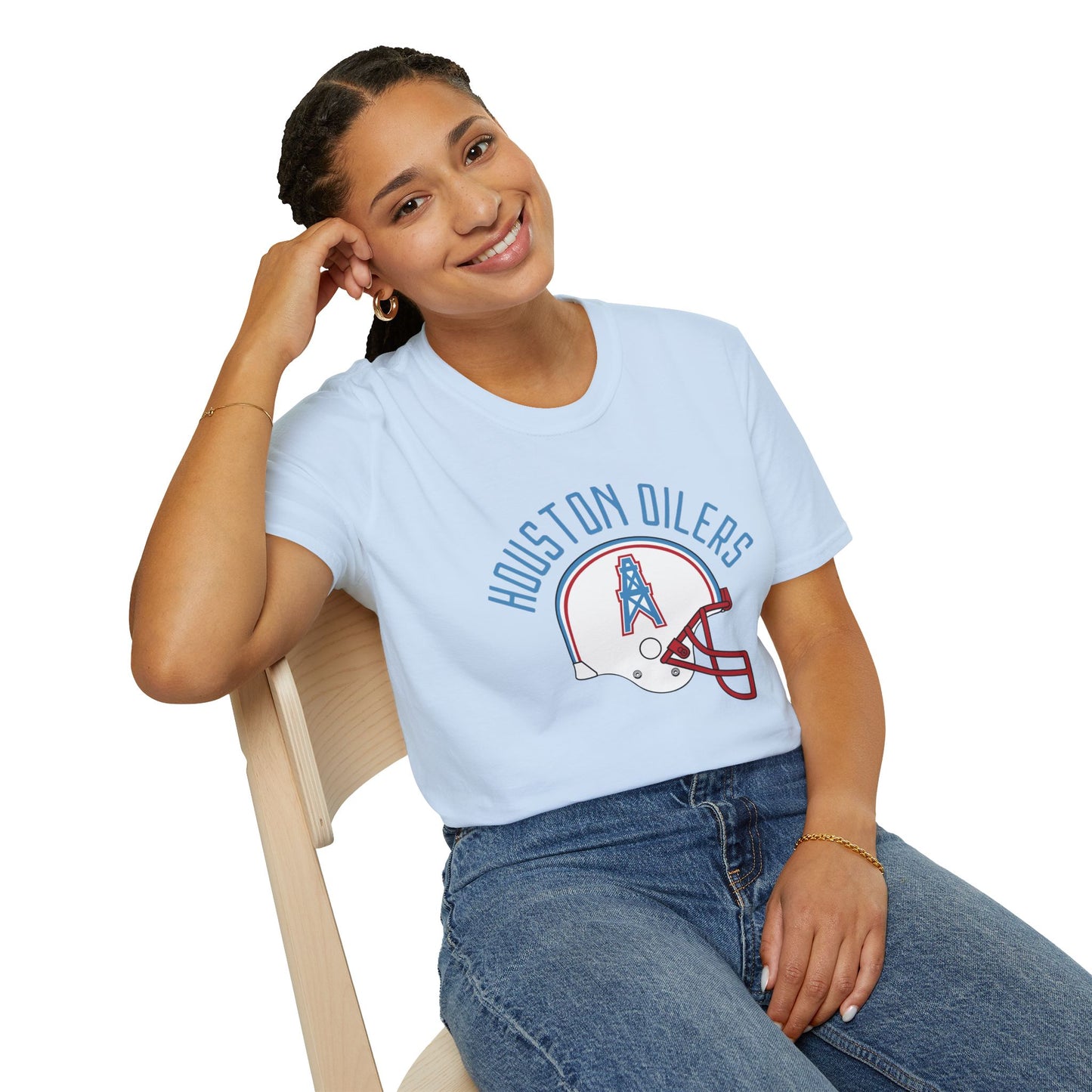 Houston Oilers Helmet Unisex Tee