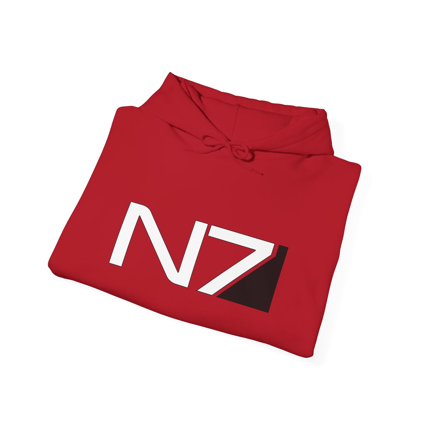 Mass Effect N7 Cherry Red Unisex Hoodie | up to Plus Size 5X