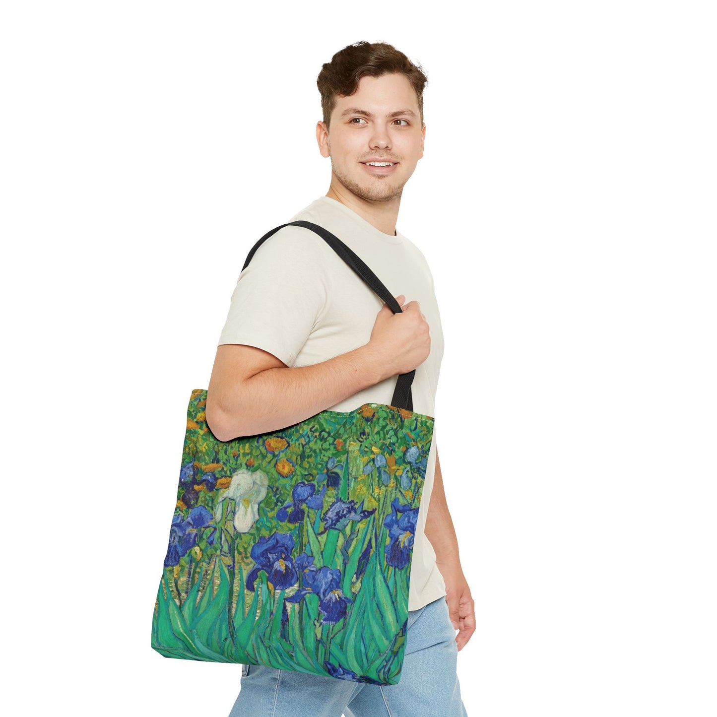 Van Gogh’s “Irises” Tote Bag