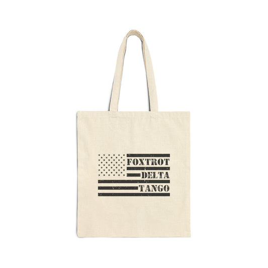 Canvas Tote - FOXTROT-DELTA-TANGO